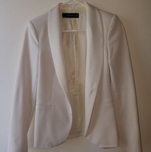 Zara White Womans Blazer